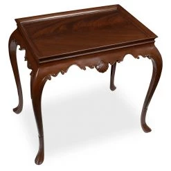 Scully & Scully Rectangular Mahogany Side Table