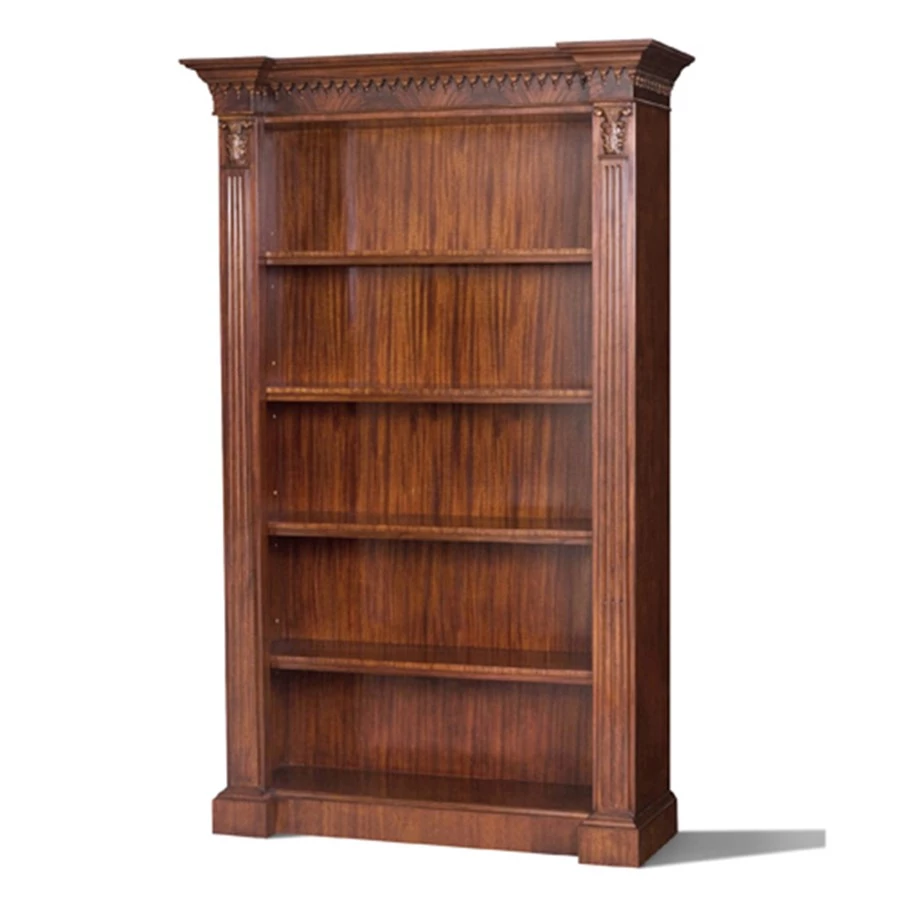 Scully & Scully Mahogany Tall Bookcase 1 Scully & Scully Mahogany Tall Bookcase