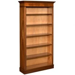 Scully & Scully Tall Mahogany Bookcase With Inlay