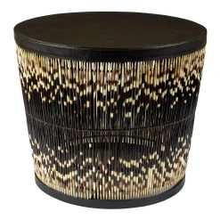 Scully & Scully Porcupine Quill Side Table