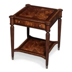 Scully & Scully Mahogany Crossbanded Lamp Table