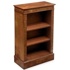 Scully & Scully Burr Elm Bookcase, Small