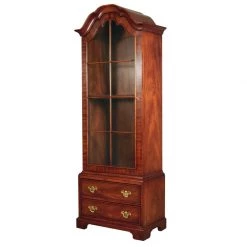 Scully & Scully Mahogany Center Cabinet With Lighting