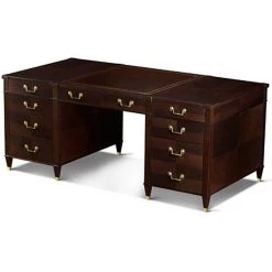Scully & Scully Walnut Writing Desk
