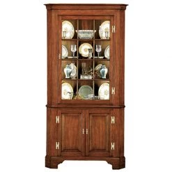 Scully & Scully Mahogany Fairfax Corner Cabinet