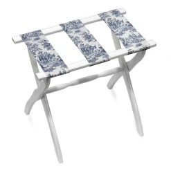 Scully & Scully Toile Luggage Rack
