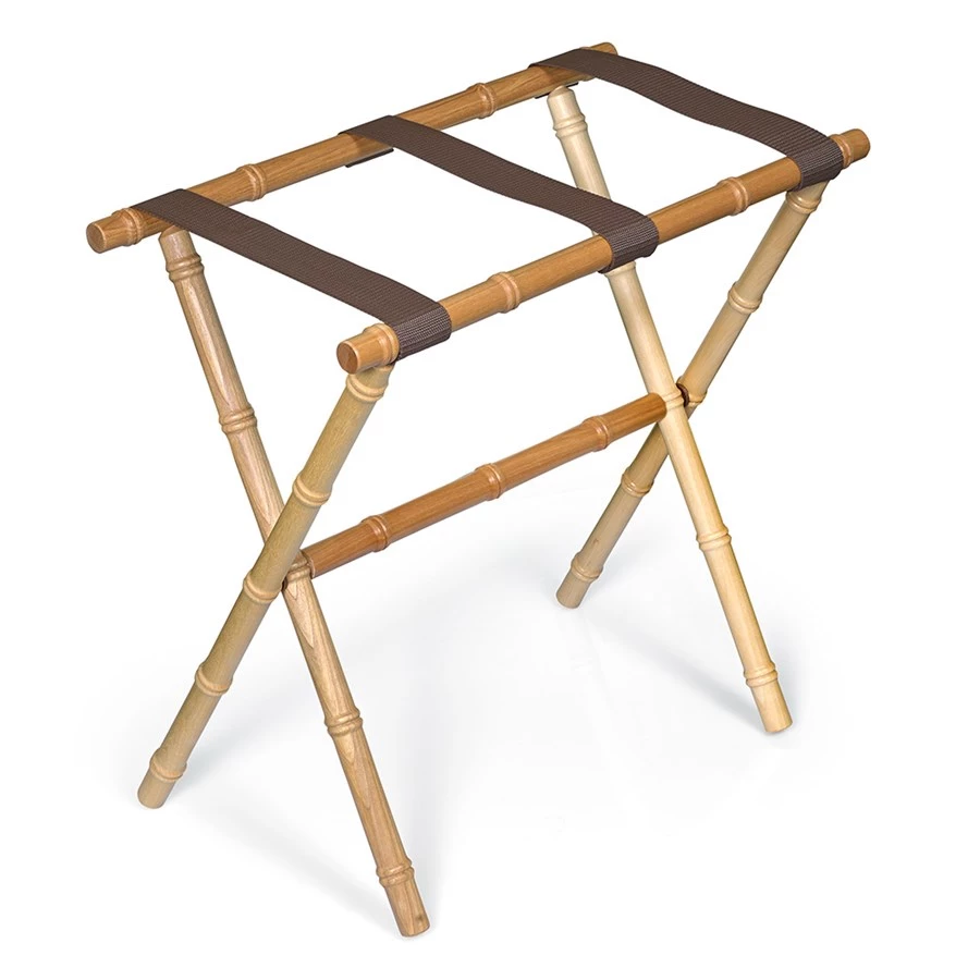 Scully & Scully Bamboo Luggage Racks 1 Scully & Scully Bamboo Luggage Racks