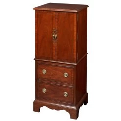 Scully & Scully Mahogany Cabinet