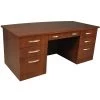 Scully & Scully Walnut Evolution Executive Desk, Medium