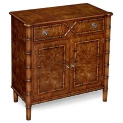 Scully & Scully Burr Elm Two-Door Cabinet