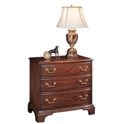 Scully & Scully Mahogany Bowfront Graduated Chest
