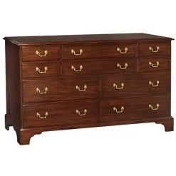 Scully & Scully Mahogany Triple Dresser