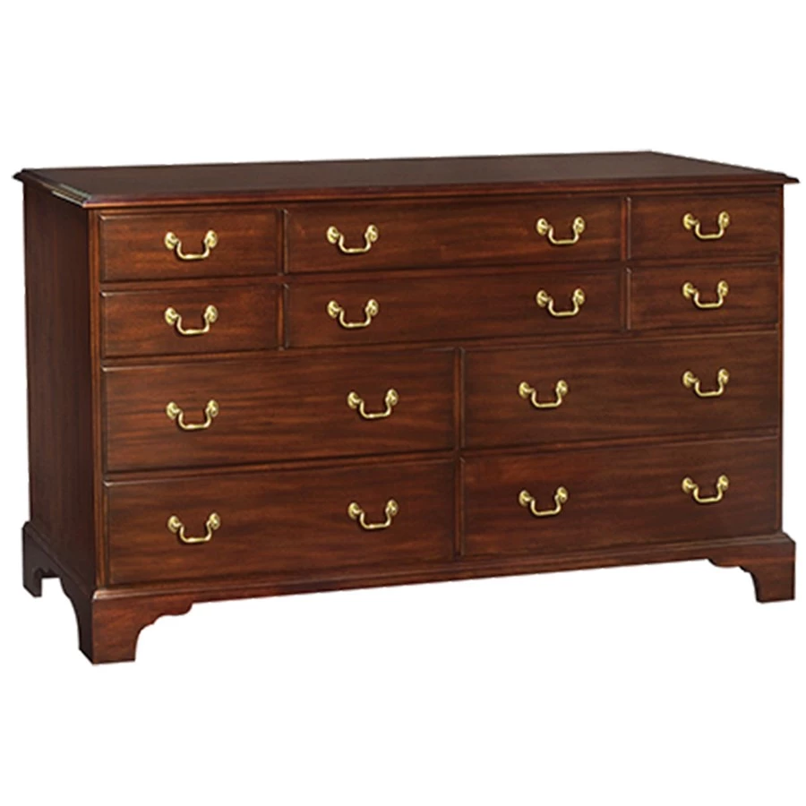 Scully & Scully Mahogany Triple Dresser 1 Scully & Scully Mahogany Triple Dresser