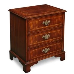 Scully & Scully Mahogany Three Drawer Chest