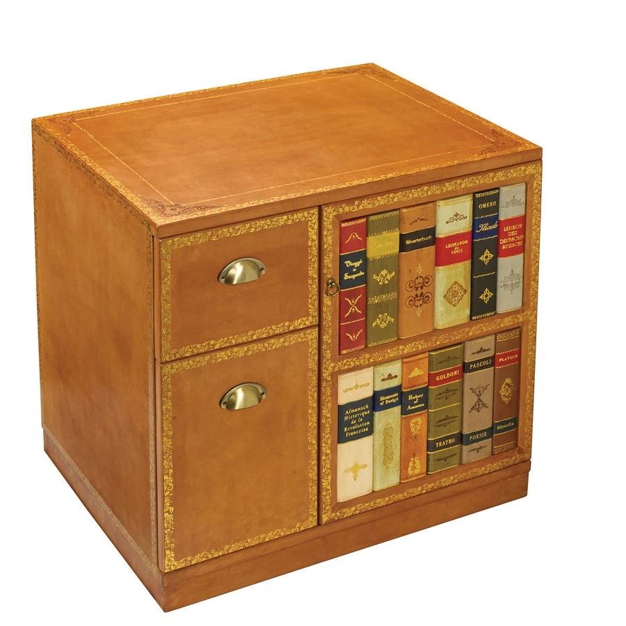 Scully & Scully Leather Chest With Frigobar 1 Scully & Scully Leather Chest With Frigobar