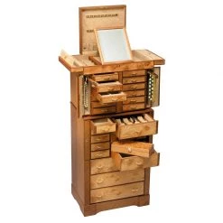 Scully & Scully Il Grande Scrigno Matte Elm Jewelry Armoire