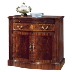 Scully & Scully Mahogany Bowfront Server