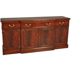 Scully & Scully Mahogany Breakfront Buffet