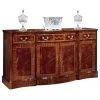 Scully & Scully Mahogany Breakfront Credenza