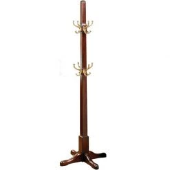 Scully & Scully Mahogany Coat Rack