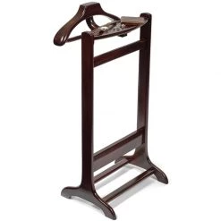 Scully & Scully Mahogany Oxford Valet Stand