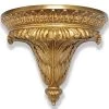 Scully & Scully Mahogany Wall Bracket With Gold Gilt